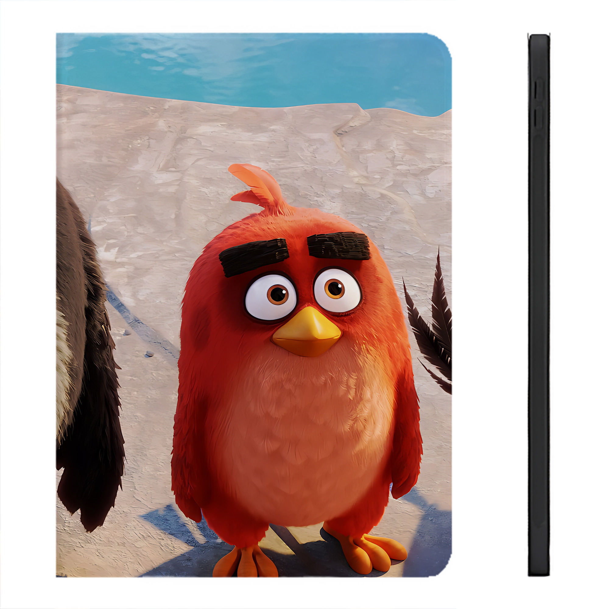 （画像用） Angry Birds アングリーバード IPadケース ペンホルダー付き ブックスタイルデザイン